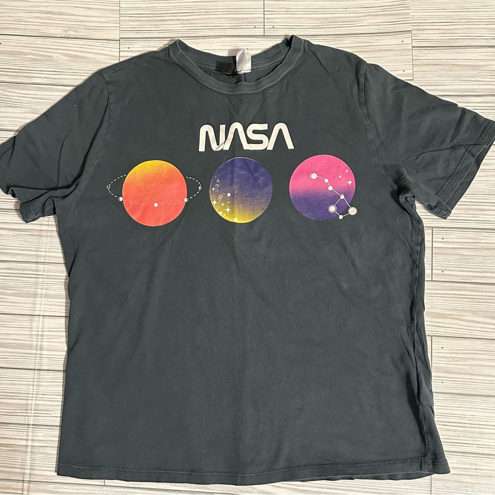 NASA Graphic T-Shirt in Gray